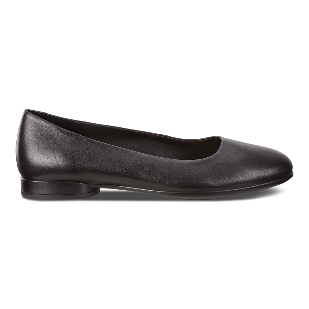 ECCO Womens Ballerinas Black - Anal - CDH-372046